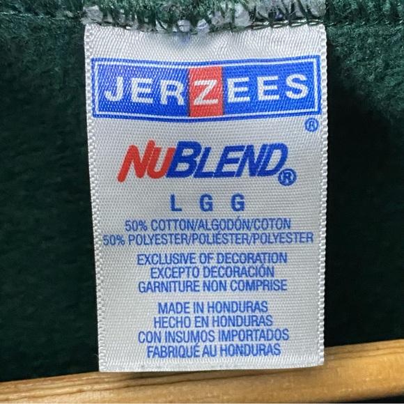 Vintage Pennsylvania Scout Reservation Green Pullover Hoodie Sweatshirt Large - Picture 5 of 6